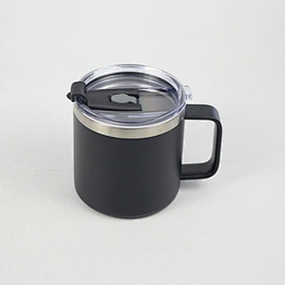 Hibour 14oz Stainless Steel Double Wall Vacuum Sealed Insulated Coffee Mug With Handle