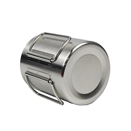 12oz Wholesale Stainless Steel Double Walled Coffee Mug with Flexible Handle