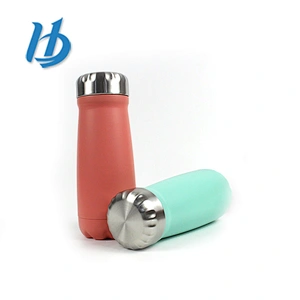 Economic stylish 18/8 stainless steel water bottle with wide mouth