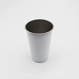 Hot selling single  wall steel tumbler  colored glass beer cups