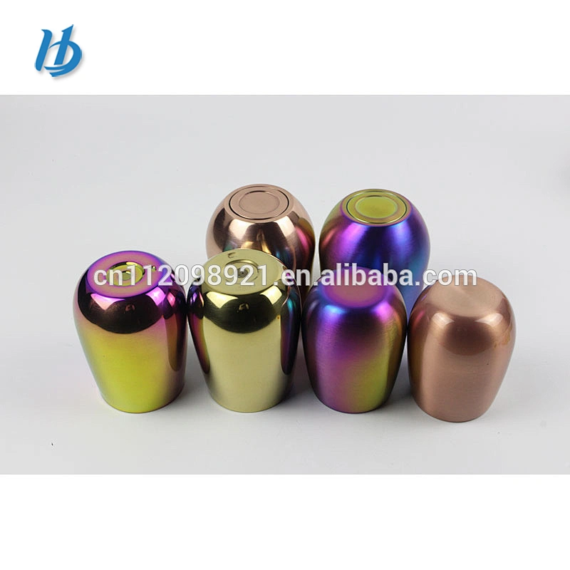 Professional factory OEM creative new design stainless steel electroplated wine glass coffee mug with logo printing