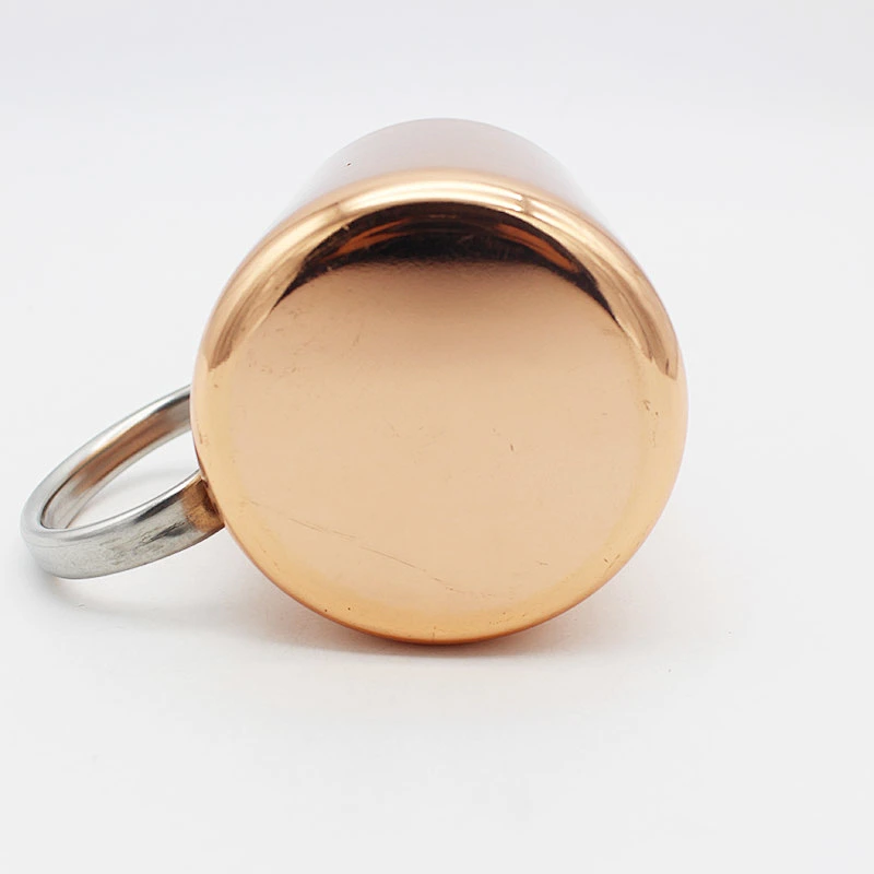 Single Wall Stainless Steel Insulated Custom Logo Coffee cup with Handle
