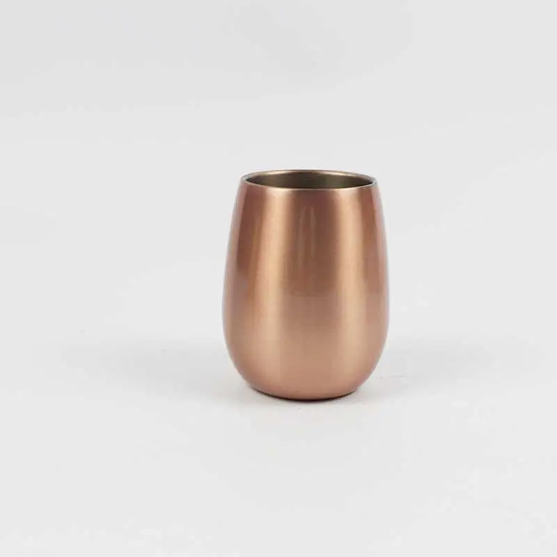 stainless steel cup holder rose gold wine wholesale cup protein powder cups