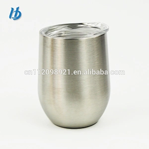 Factory OEM BPA Free 304 Stainless Steel Wine Glass Insulated wine glass With Color Box