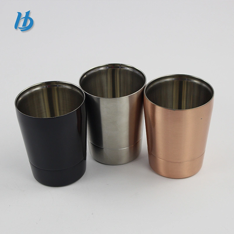 Double wall stainless steel coffee mug warmer mug set love mug