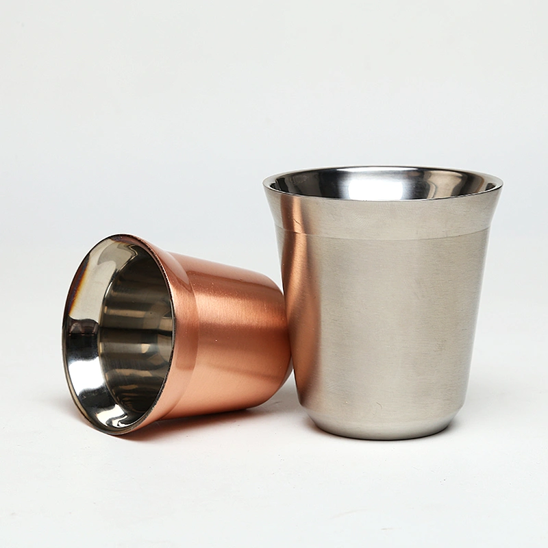 Hibour 18/8 stainless steel cute printed coffee mug
