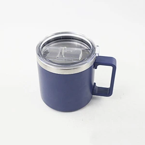 Hibour 14 oz stainless steel mug for laser printing double wall stainless steel coffee mug with plastic handle
