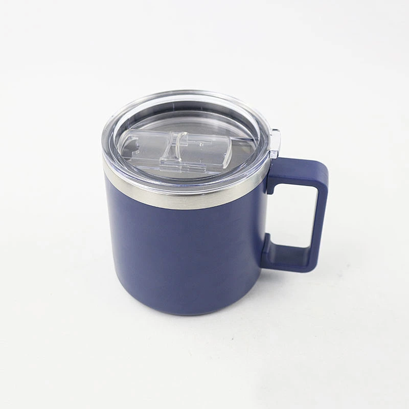 Hibour 14 oz stainless steel mug for laser printing double wall stainless steel coffee mug with plastic handle