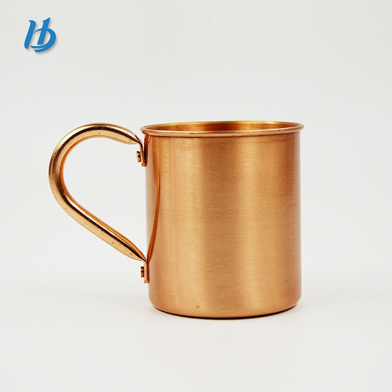2019 pure copper coffee mug,420ml customized beer mug with handle