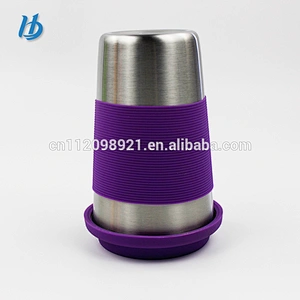 Amazon hot selling Wholesale single wall stainless steel cup coffee cup single walled cups