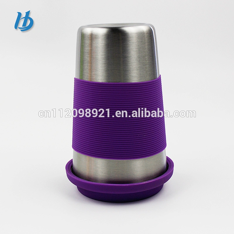 Amazon hot selling Wholesale single wall stainless steel cup coffee cup single walled cups