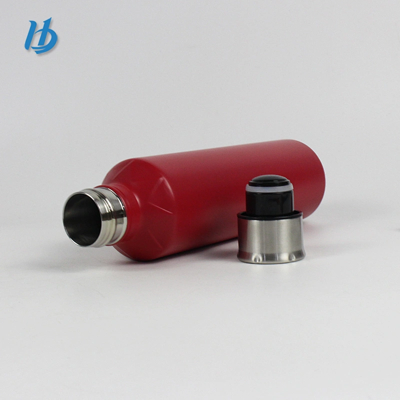 european style stainless steel vacuum bottle with customized color stemless vacuum sport drinking bottle