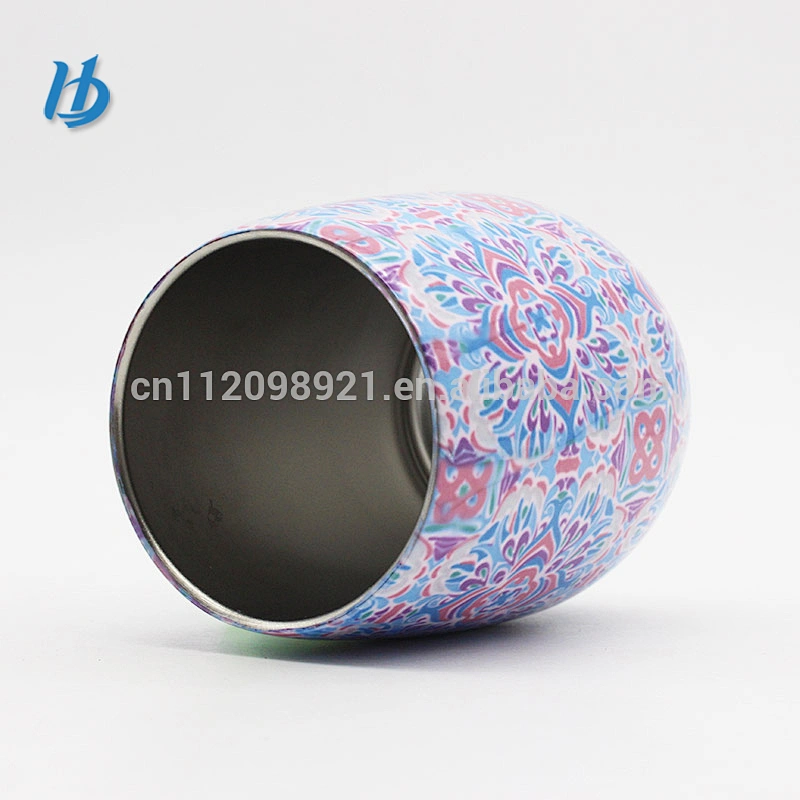 9oz double wall stainless steel drinking tumbler wine glasses coffee mug