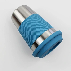 Stainless Steel Reusable Coffee Cup Logo