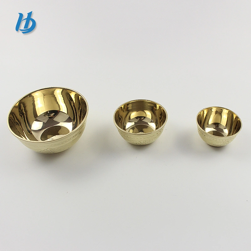 2017 yongkang foreign trade single layer pure copper 100% hand engraving bowl with cheaper price