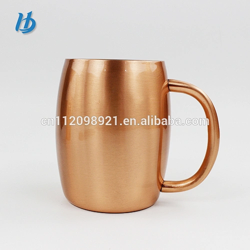 Factory OEM new design bpa free 18/8 stainless steel beer copper stainless lined copper mugs