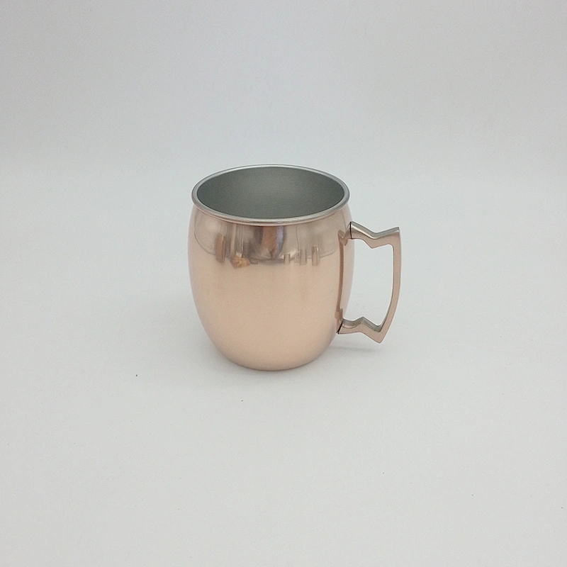 Factory Wholesale Custom Logo OEM Moscow Mule Solid Copper Mugs Copper Cups Tins Mugs