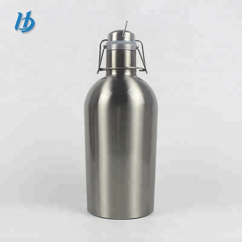 Stainless Steel Beer Growler Bottle Stainless Steel Home Brewing Making Best Brew New 64oz Gift Beer Bottle Thermos