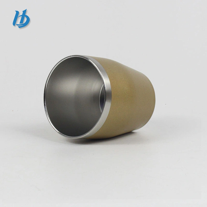 Attractive design stainless steel mug,300ml double wall coffee mug customized logo