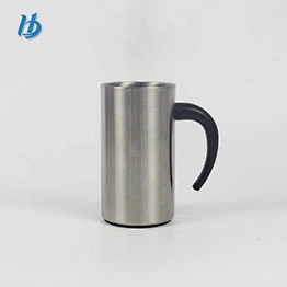 250ml double wall stainless steel mug travel coffee cups with handle custom logo and color