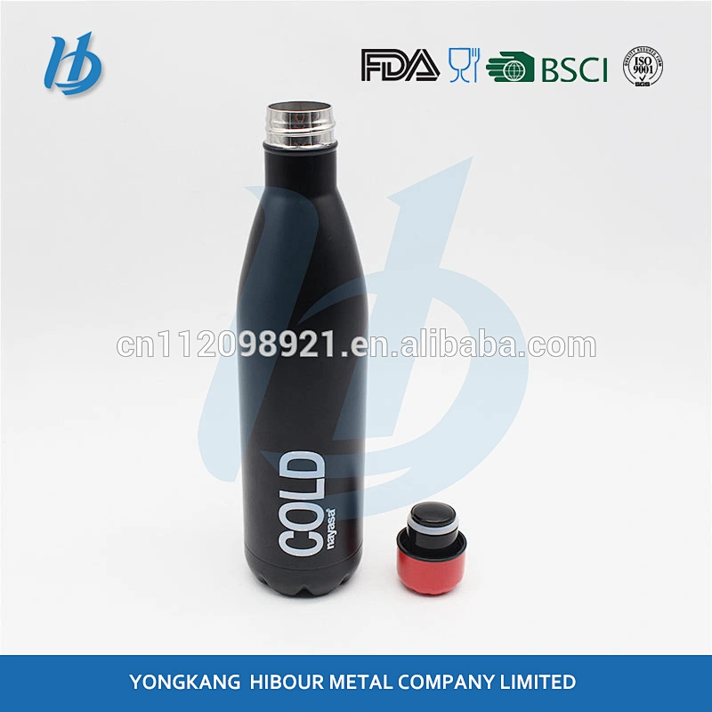 Novelty high quality 304 Stainless steel double wall cola vacuum sport drinking water bottle cola bottle