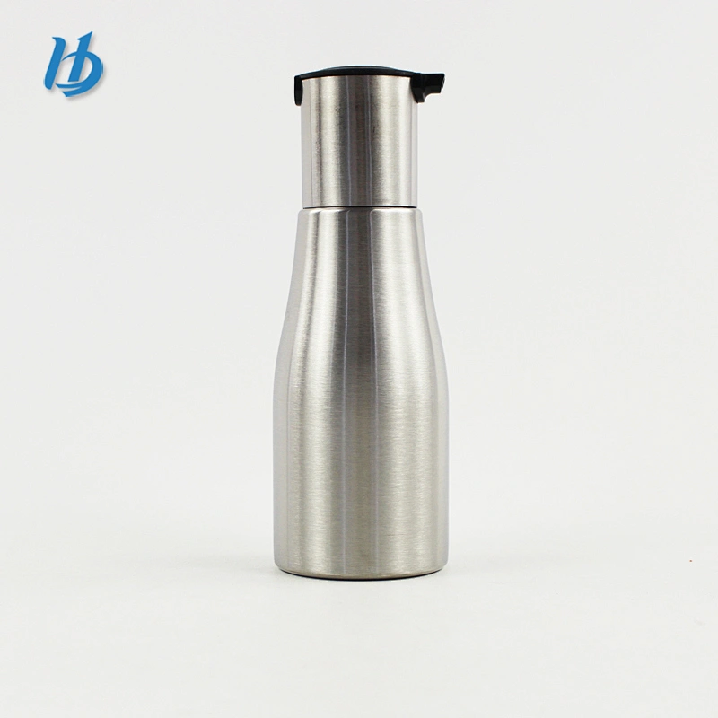 Food grade material drinking water bottle,steel sport water bottle silver color