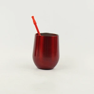 High quality wine glass tumbler 12oz stemless wine glass reusable mug