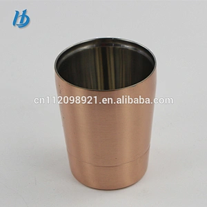 Hot sale Wholesale black beer mugs high quality metal turkish wine glass manufacturers suit for office and home