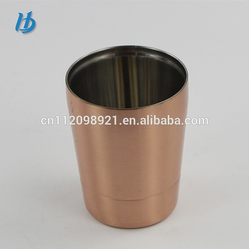 Hot sale Wholesale black beer mugs high quality metal turkish wine glass manufacturers suit for office and home