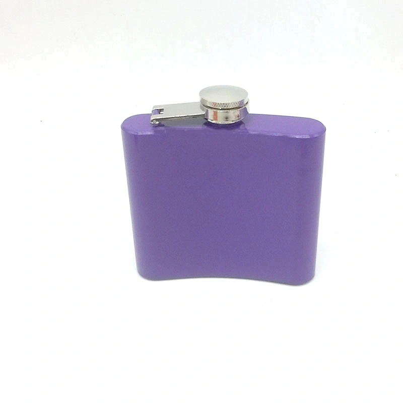Promotional 2019 hot sale stainless steel spray paint new hip flask made in China for man