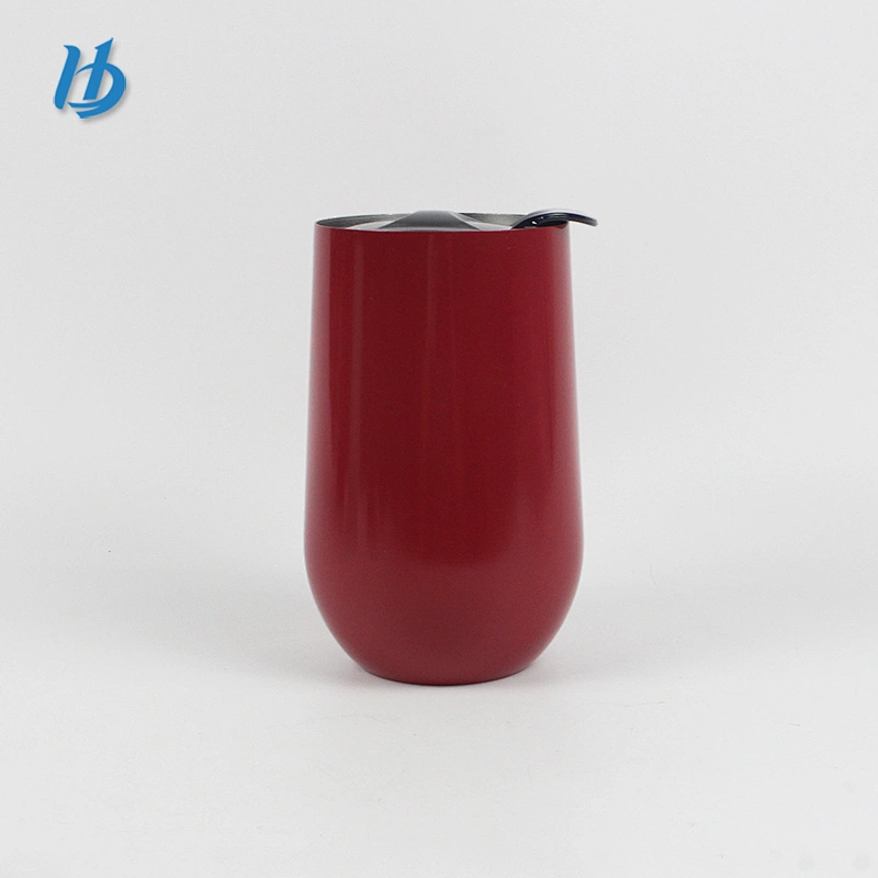 single wall stainless steel vacuum drinking tumbler stemless wine glasses beer mug with high quality