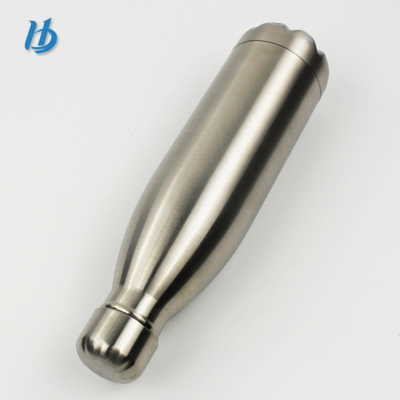 Stainless Steel Double Wall Vacuum Bottle Stemless Cola Bottle Sport Water Bottle Easy to Carry