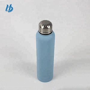 600ml High quality double wall stainless steel thermos bottle tall thin bottle