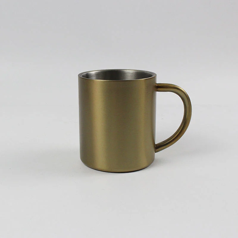 2018 amazon hot selling double wall stainless steel mug with handle beer mugs