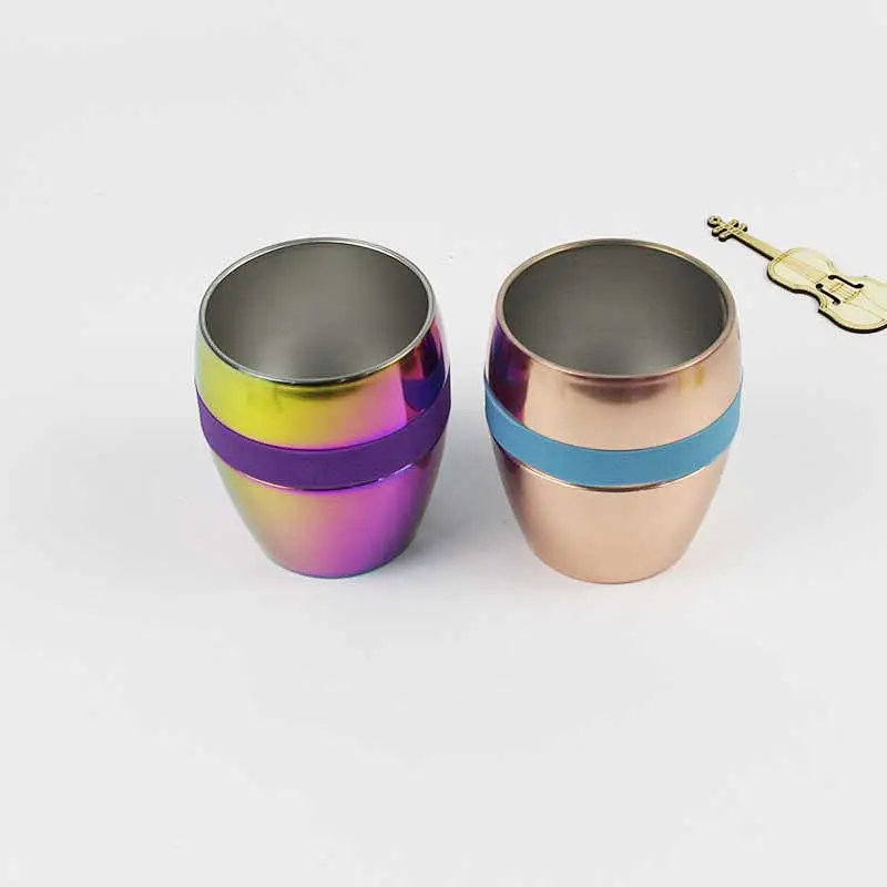 double wall steel tumbler  mug warmer sublimation blank wine glass wine glass printing machine