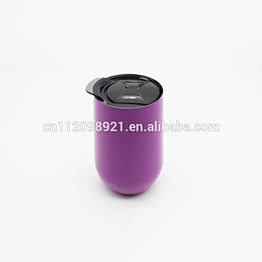 16oz Stainless Steel Double Walled Wine Tumbler with Lid