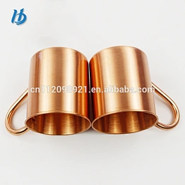 New Hot 100% Pure Hammered Solid Copper Mugs Coffee Mug With Brass Handle Wholesales