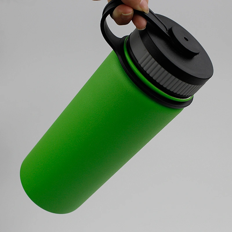 steel flask with handle  wholesale  double wall tumbler insulated thermos vacuum flasks