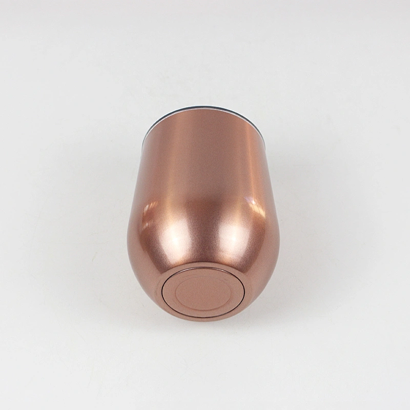 double wall stainless steel vacuum wine cups with lid fashionable beer mug coffee mug milk cup with good quality