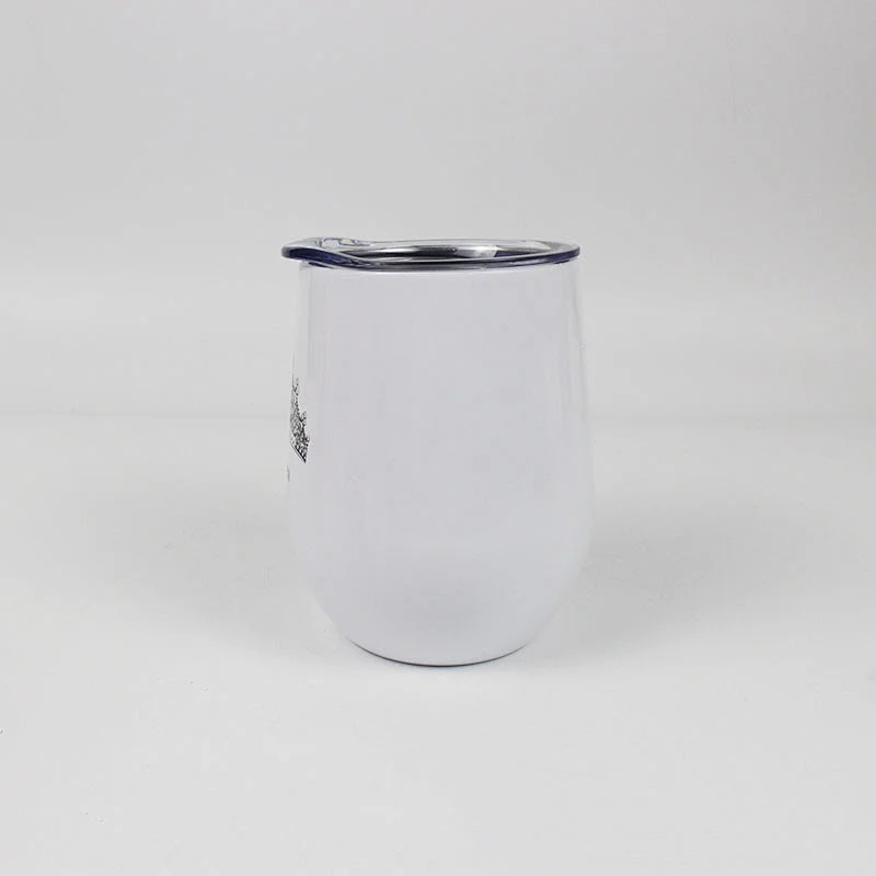 egg shaped thermo ceramic cup coffee mug with customized logo