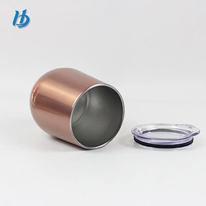 Promotional travel mug,vacuum insulated mug copper plated cups