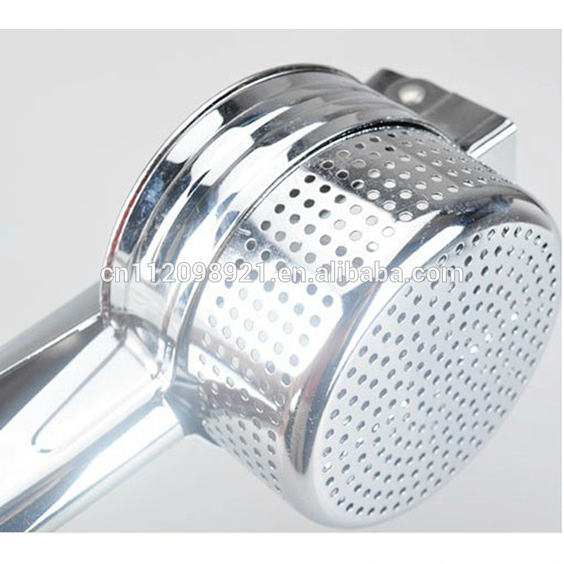 HIBOUR Antique Vintage Metal Hand Press Strainer FRUIT Masher