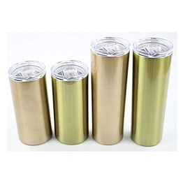 Hibour Outdoor Unbreakable 14OZ 20 OZ Double-Insulated Stainless Steel Skinny Straw Tumbler With Lid and Straw