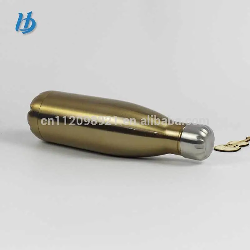 High quality stainless steel insulated water bottle,cola shape bottle customized logo