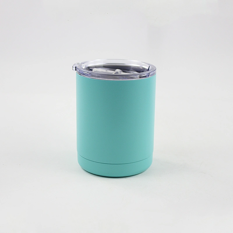 Most popular new design 10 oz stainless steel wine tumbler cups wholesale powder coated tumblers custom drinking cup