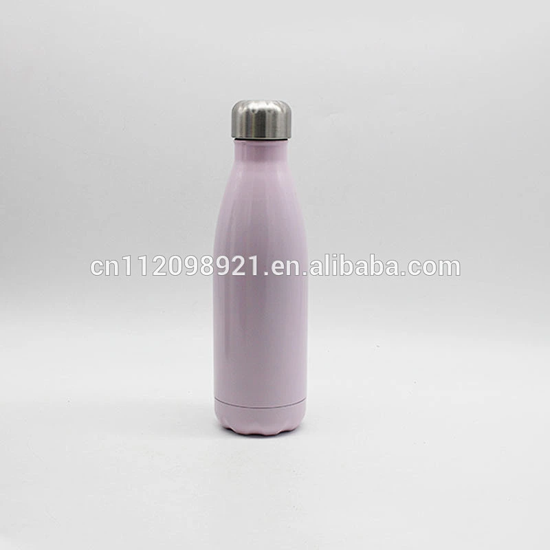 modern design 500ml vacuum flask stainless steel double wall cola bottle sport water bottle with cheapest price