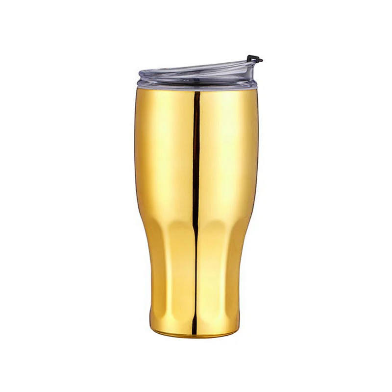 wholesale 800 ml double wall tumbler insulated wine tumbler  eco friendly coffee cooling cup