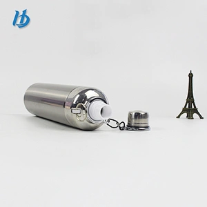 Manufacture double wall stainless steel insulated flask water thermos bottle vacuum flask with handle