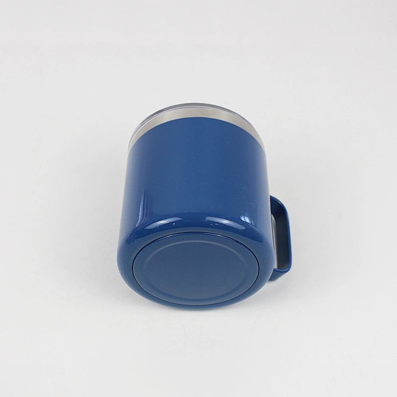 Hibour Double Wall 14oz  Stainless Steel Vacuum Insulated Outdoor Travel Camping Mug with Closed Lid