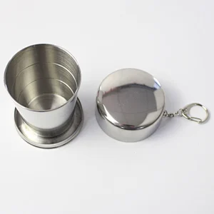 Stainless Steel Telescopic Cup Collapsible Cup Cocktail Glass